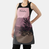 Tablier Pastel doux Abstrait Charbon Tropical Apron (Insitu)