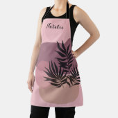 Tablier Pastel doux Abstrait Pink Tropical Apron (Insitu)