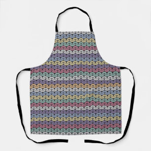 Tablier Pastel Faux Knit