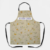 Tablier Pastel Floral Apron personnalisé (Recto)