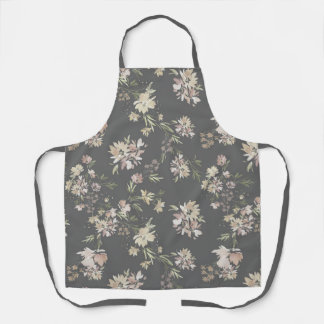 Tablier Pastel Florals All-Over Print Apron