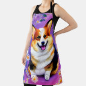 Tablier Pastel Hues Corgi (Insitu)