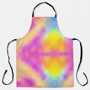 Tablier Pastel Iridescente Coloré Design dégradé