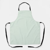 Tablier Pastel Mint Vert couleur solide (Recto)
