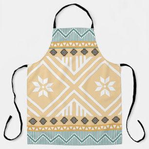 Tablier Pastel Native Fabric Motif sans couture, Thai Nati