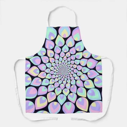 Tablier Pastel Petal Vortex (Recto)