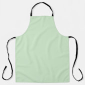 Tablier Pastel Pistachio couleur solide | Classique | Élég (Recto)