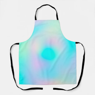 Tablier Pastel Rainbow Colonnes Abstrait Blur Gradient Omb