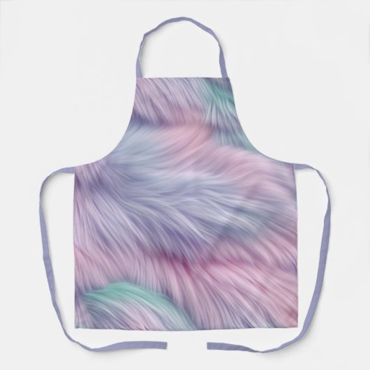 Tablier Pastel Rainbow Fur (Recto)