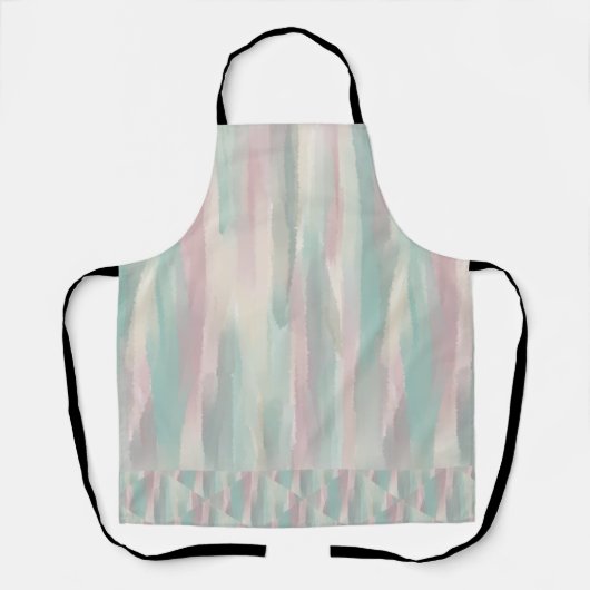 Tablier Pastel Rose & Vert esthétique, Maroc Hills Range (Recto)