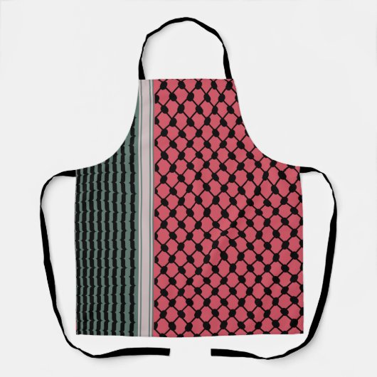 Tablier Pastèque palestinienne Hatta Keffiyeh Kufiya Folk (Recto)