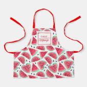Tablier Pastère pour enfants Motif de pastèque personnalis (Recto)