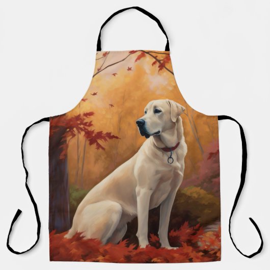 Tablier Pasteur anatolien en automne Feuilles automne Insp (Recto)