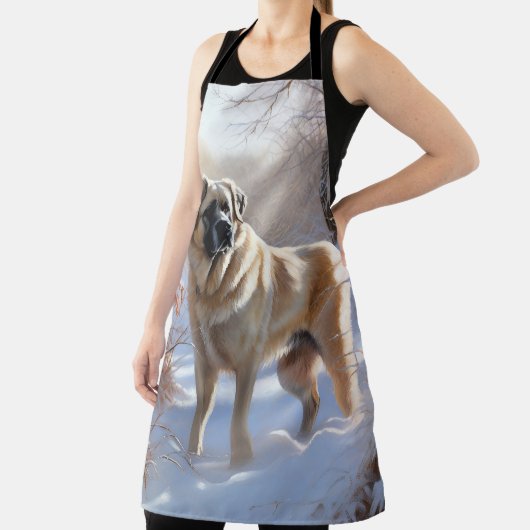 Tablier Pasteur Anatolien Laisser Neige Noël (Insitu)