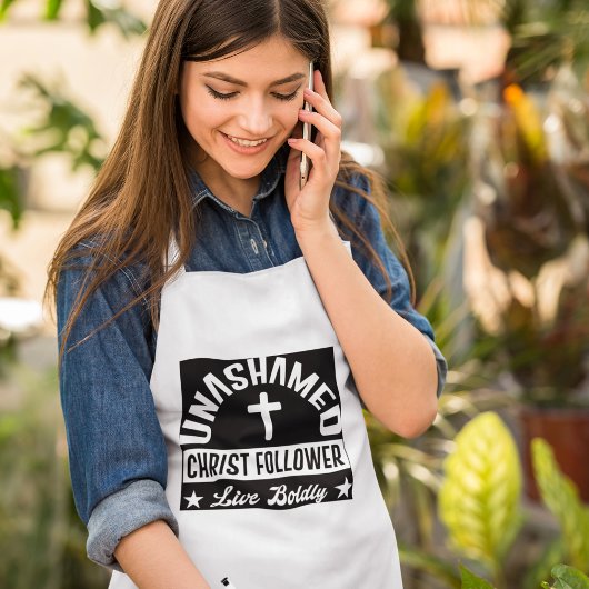 Tablier Pasteur du Christ non honteux Adulte Apron