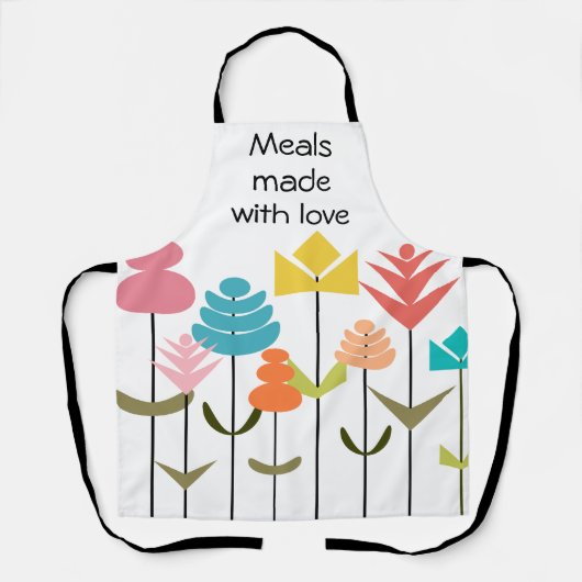 Tablier Patch de fleurs (Recto)