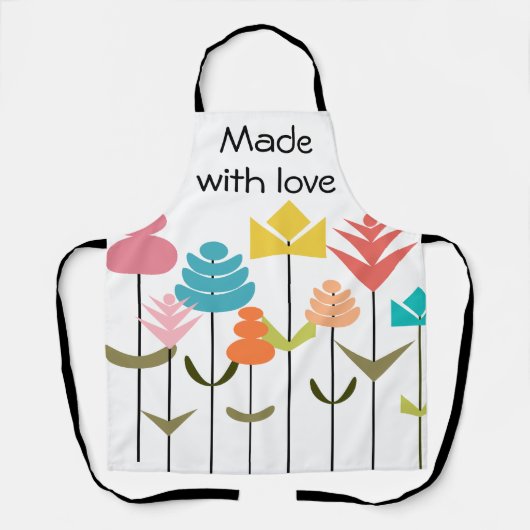 Tablier Patch de fleurs (Recto)