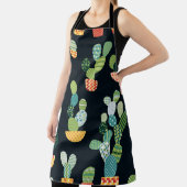 Tablier Patchwork Cactus Plantes Motif sans couture (Insitu)