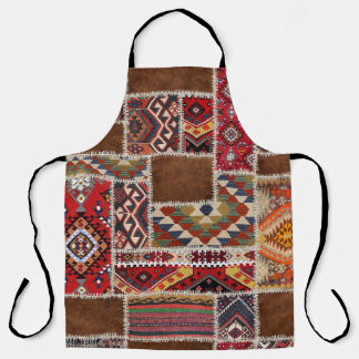 Tablier Patchwork de tapis traditionnel : Décor de tapis d