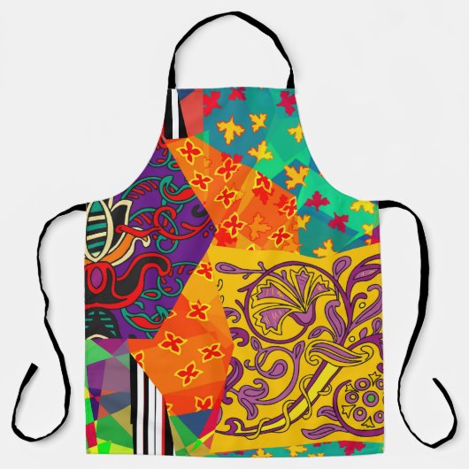 Tablier Patchwork indien turc festier Mandala (Recto)