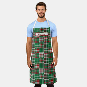 Tablier Patchwork Madras Proep Red Green White