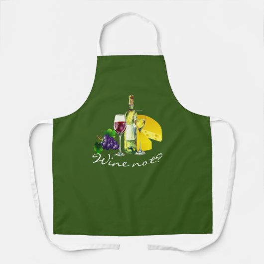 Tablier Pâte À Vin Sassable Sur Mesure "Vin Pas" (Recto)