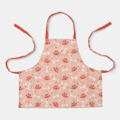 Tablier Pâtes et os de Noël Motif (Recto)