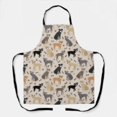 Tablier Pâtes et os Pitbulles (Recto)