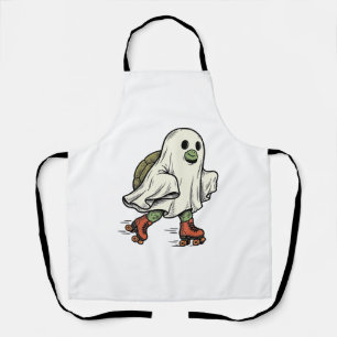 Tablier Patin à roulettes Tortue Fantôme Halloween Vintage