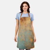 Tablier Patina de cuivre métallique rustique (Porté)