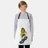 Tablier Patinage Lion (Porté)