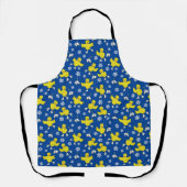Tablier Patinage sur glace Chick Snowflake Motif (Recto)