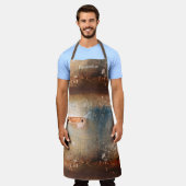 Tablier Patiné Mur Urbain Tissu De Grunge Perdu (Porté)