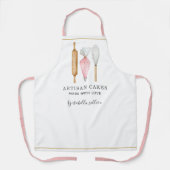 Tablier Pâtisserie Chef Aquarelle Outils de cuisson (Recto)