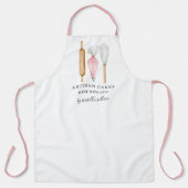 Tablier Pâtisserie Chef Aquarelle Outils de cuisson Apron (Recto)