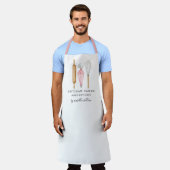 Tablier Pâtisserie Chef Aquarelle Outils de cuisson Apron (Porté)