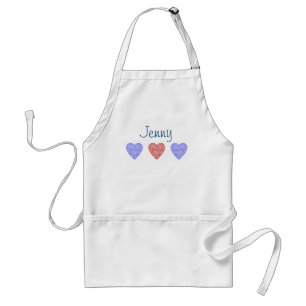 Tablier Patriot Hearts Personalized Apron