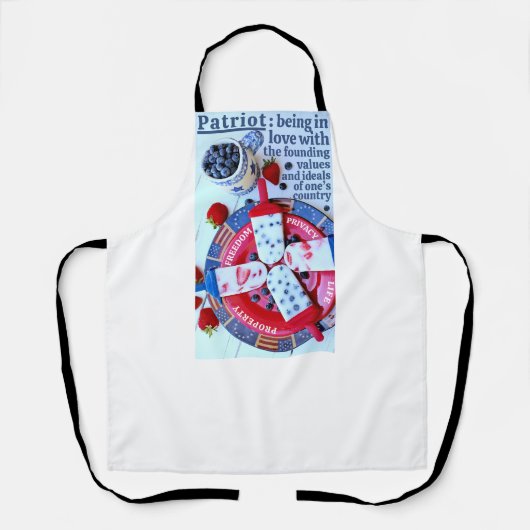 Tablier Patriote de la liberté (Recto)