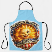 Tablier Patriotic BBQ apron (Recto)