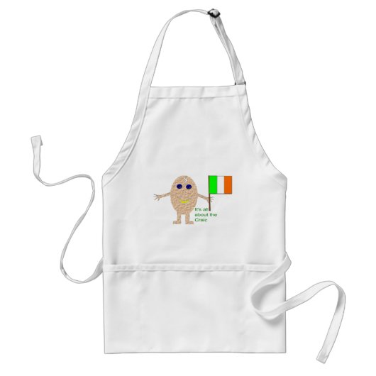 Tablier Patriotique Irish Egg Funny Cuisine Apron (Devant)