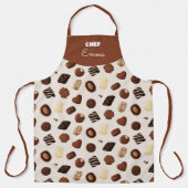 Tablier Patrón de caramelos de chocolate (Recto)