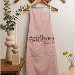 Tablier Patron et nom de fille rose moderne | best Girly G<br><div class="desc">Voici la collection Modern Pink Girl Boss & Name sur Zazzle! Cette collection branchée et élégante est parfaite pour toutes les femmes fortes et indépendantes qui font un tour dans leur carrière et font une déclaration. Que vous soyez une patronne ou que vous cherchiez un cadeau fabuleux pour une, cette...</div>