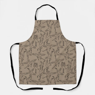 Tablier Patter les yoga poses Yoga seamless pattern 35