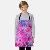 Tablier Pattern de Colorful Mermaid (Porté)