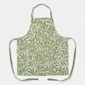 Tablier Pattern of green leafy branches  (Recto)