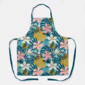 Tablier Pattern tropical hibiscus (Recto)