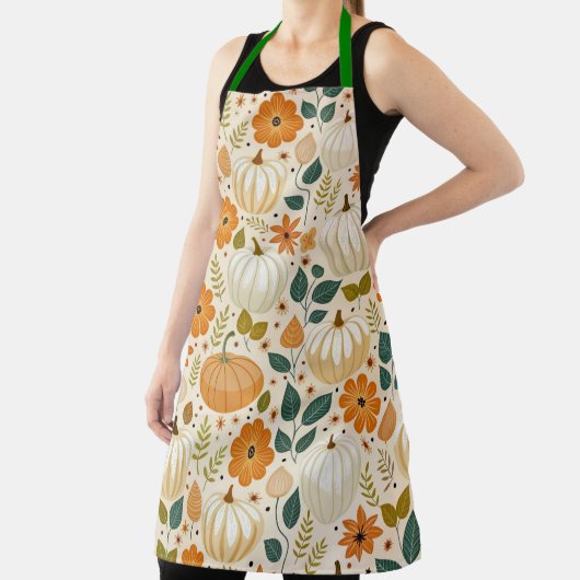Tablier Pattern Vintage Pumpkin Groovy (Insitu)