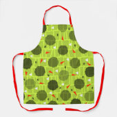 Tablier Patterned green (Recto)