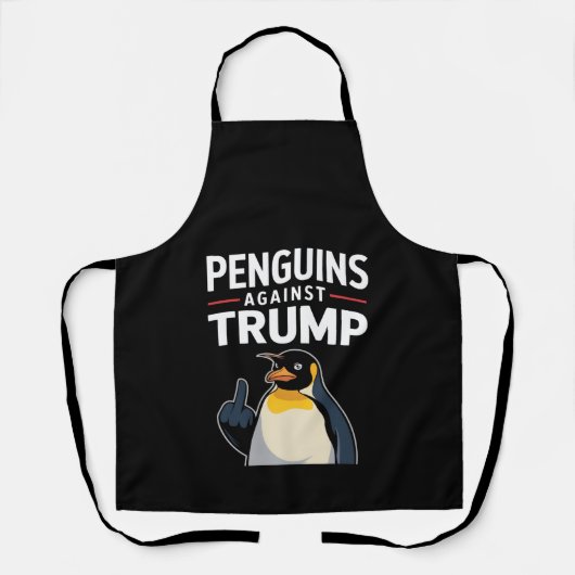 Tablier Pattes de pingouin levées Résister aux pingouins c (Recto)