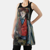 Tablier Paul Cezanne - Garçon dans la veste rouge (Insitu)